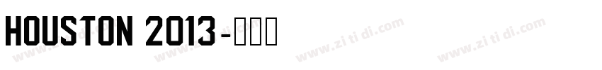 Houston 2013字体转换